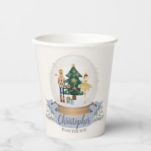 Vasos De Papel papelería para baby shower de Navidad de cascanuec