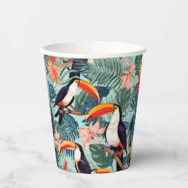 Vasos De Papel Papeles Paradise Parrot