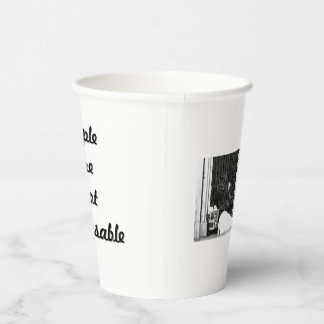 Vasos De Papel Paper Cup Celebrating Recovery and Resilience