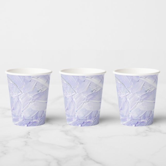 Vasos De Papel Paper Cups (236 ml) - Paint Pattern (Multi)