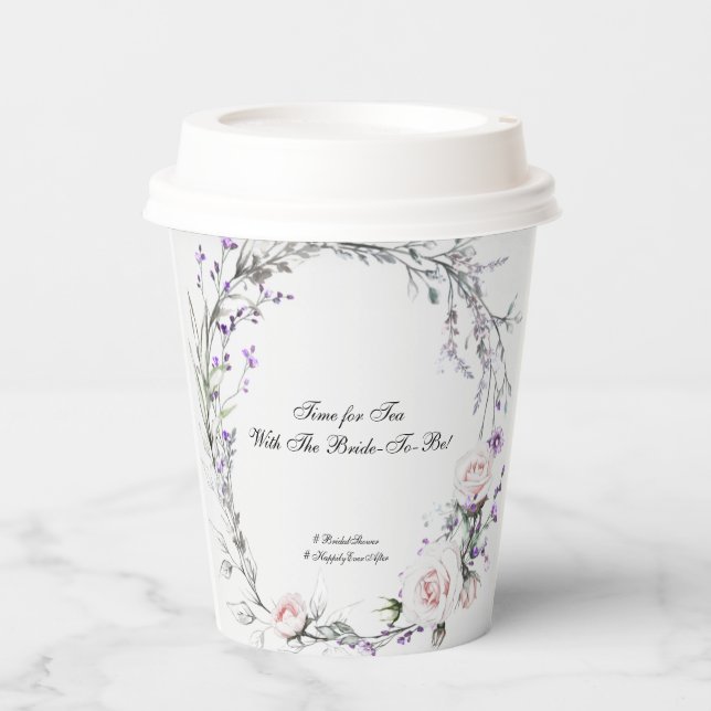 Vasos de papel para despedida de soltera (Anverso)
