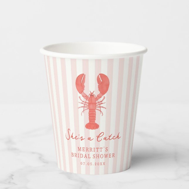 Vasos de papel para despedida de soltera de langos (Anverso)