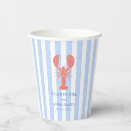 Vasos de papel para fiesta de compromiso de langos