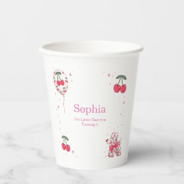Vasos de papel para fiesta de cumpleaños con perro