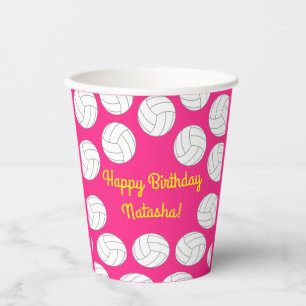 Vasos de papel para fiesta de cumpleaños de niños 