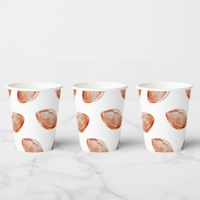 Vasos de papel para fiesta de fútbol (Multi)