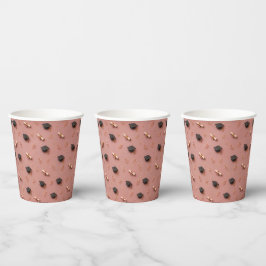 Vasos de papel para fiesta de graduación