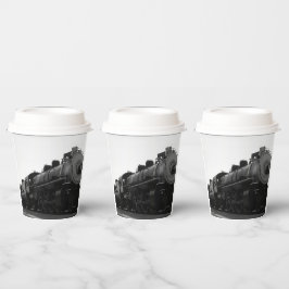 Vasos de papel para fiesta de máquina de vapor