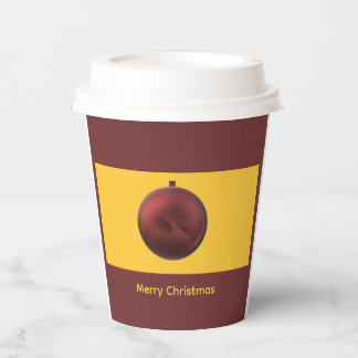 Vasos de papel para fiesta de Navidad