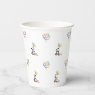 Vasos de papel para fiesta de Panda lindo animal