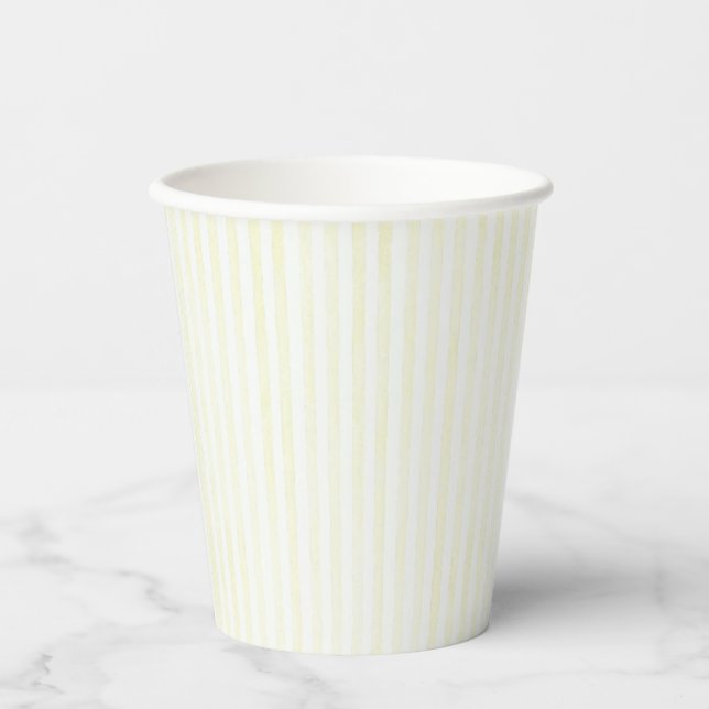 Vasos de papel para fiesta de picnic de verano con (Anverso)