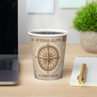 Vasos de papel para fiestas personalizados de aven