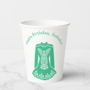 Vasos De Papel Para los bailarines irlandeses, Fiesta del Persona