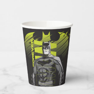 Vasos De Papel Para siempre arte de caracteres de Batman Power Up