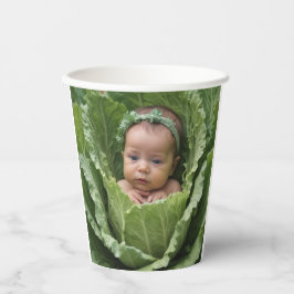 Vasos De Papel Parche de repollo bebé