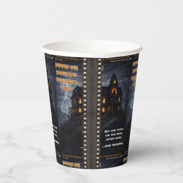 Vasos De Papel Parodia de Haunted Squirrel Peak (Derecha)