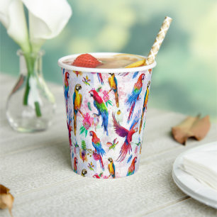 Vasos De Papel Parroquias de estilo acuático