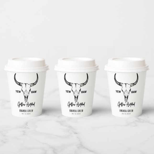 Vasos De Papel Partido Bachelorette de Nashville golpeado Persona (Multi)