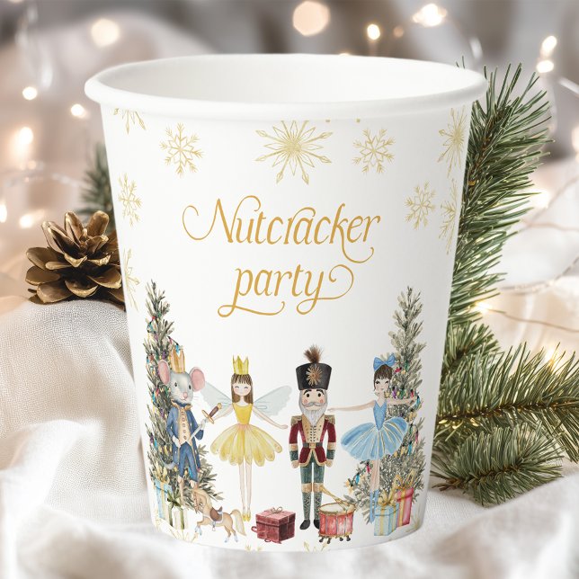 Vasos De Papel Partido de Cumpleaños de los Nutcracker (Subido por el creador)