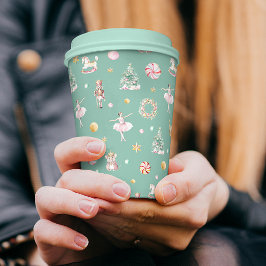 Vasos De Papel Partido de Cumpleaños de Pastel Nutcracker