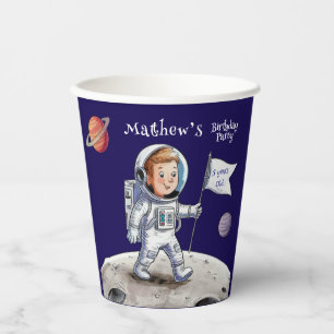 Vasos De Papel Partido De Cumpleaños Fuera De Este Mundo - Tema A