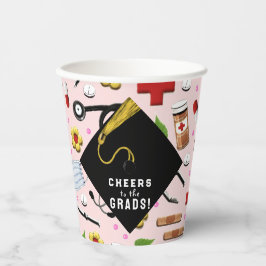 Vasos De Papel Partido de Graduación de Enfermeras