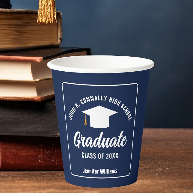 Vasos De Papel Partido de Graduación de Personalizado de la Marin (Subido por el creador)