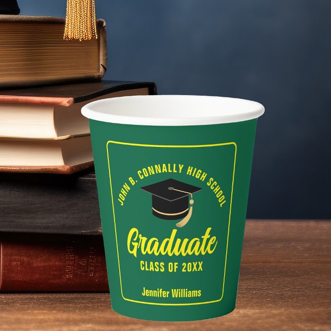 Vasos De Papel Partido de Graduación de Personalizados Graduados  (Subido por el creador)