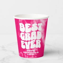 Vasos De Papel Partido de Graduación del Mejor Grado de Nito Rosa