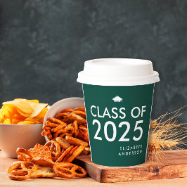 Vasos De Papel Partido de Graduación Personalizada Moderno del Ve