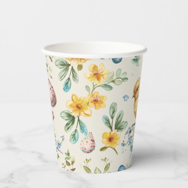 Vasos De Papel Pascua de primavera 2 (Reverso )