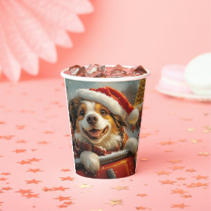 Vasos De Papel Paseo en Montaña Rusa de Perro Pastor de Anatolia 