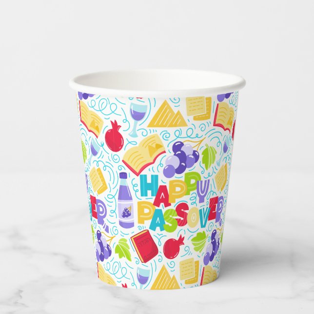 Vasos De Papel Passover Festive Paper cup (Reverso )