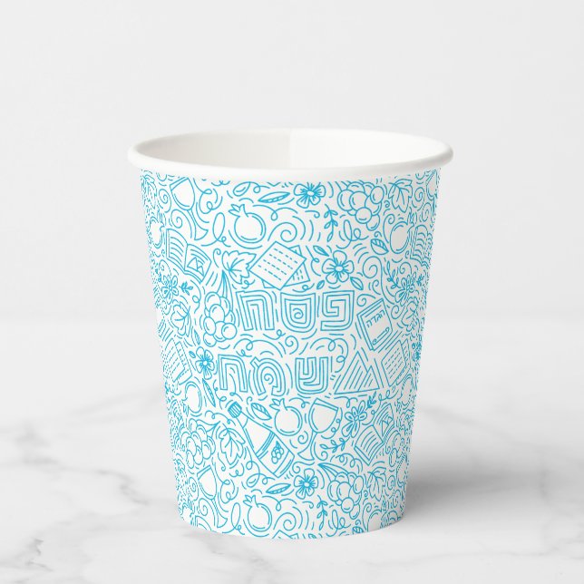 Vasos De Papel Passover Paper cup (Izquierda)