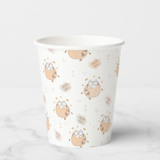 Vasos De Papel Pastel Autumn Cute Cats