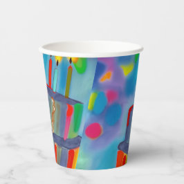 Vasos De Papel Pastel de cumpleaños