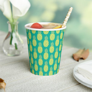 Vasos De Papel Pastel de piñas