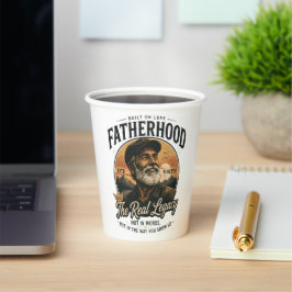 Vasos De Papel Paternidad La Verdadera Herencia Día del Padre Vin