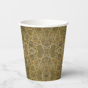 Vasos De Papel Patrón árabe árabe islámico turco tradicional