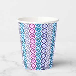 Vasos De Papel Patrón de ADN