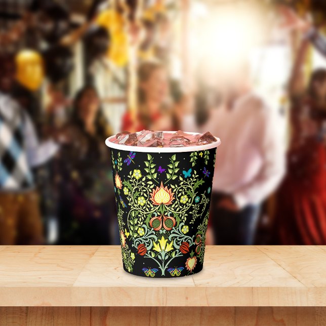 Vasos De Papel Patrón De Arte Y Artesanía De William Morris (Subido por el creador)