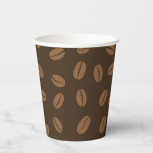 Vasos De Papel Patrón de café