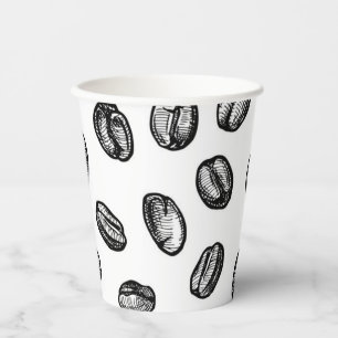 Vasos De Papel Patrón de café