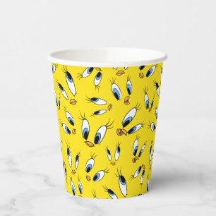 Vasos De Papel Patrón de caras TWEETY™