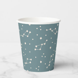 Vasos De Papel Patrón de cielo de constelación