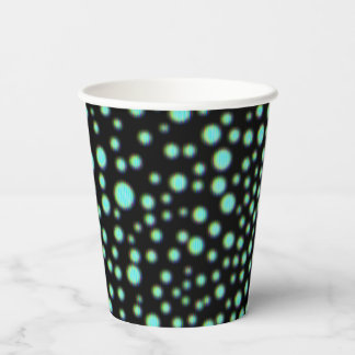 Vasos De Papel Patrón de círculo VHS, forma geométrica, abstracto