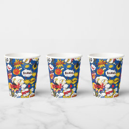 Vasos De Papel Patrón de Cómic