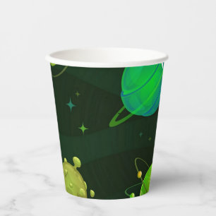 Vasos De Papel Patrón de espacio