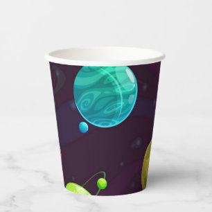 Vasos De Papel Patrón de espacio