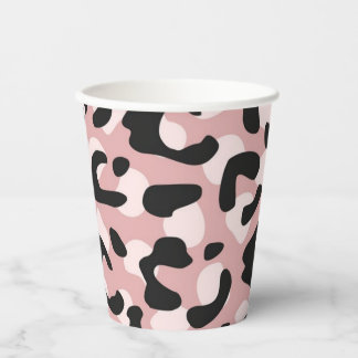 Vasos De Papel Patrón de estampado animal